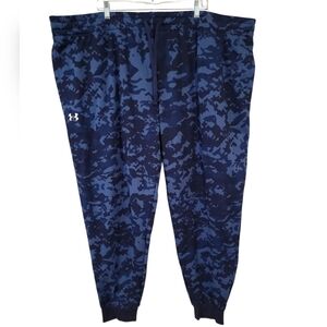 Under Armour Blue Camo Sweatpants Size 5XL New With Tags